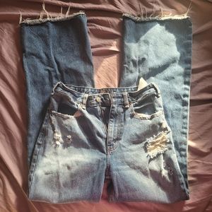 High Rise Wide Leg Annie Abercrombie and Fitch jeans